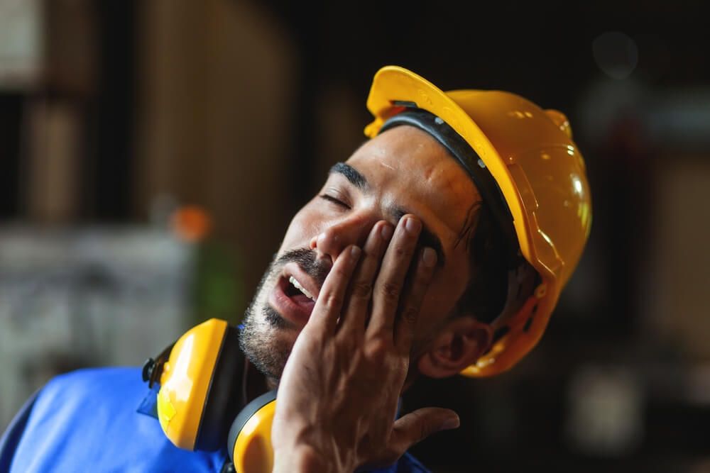 A construction worker